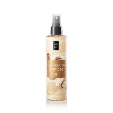 Lavish Care Macadamia Cream Puff Fragrance Mist 200ml | Αρωματικό Σπρέι Σώματος με Άρωμα Βανίλιας & Macadamia