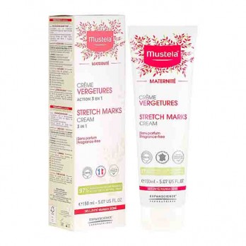 Mustela Stretch Marks Cream 3in1 150ml | Κρέμα Πρόληψης Ραγάδων