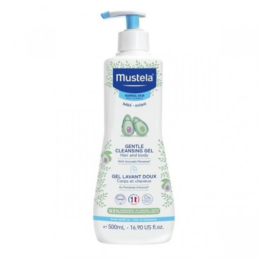 Mustela Gentle Cleansing Gel 500ml |Απαλό Gel Αφροντούς για Σώμα και Μαλλιά