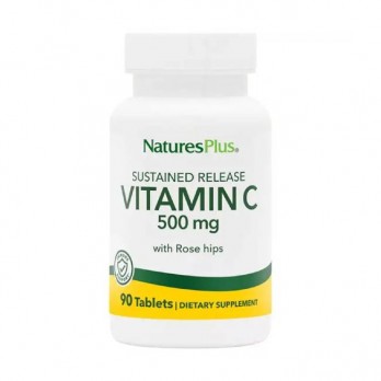 Natures Plus Vitamin C 500mg 90tabs | Συμπλήρωμα Διατροφής με Βιταμίνη C