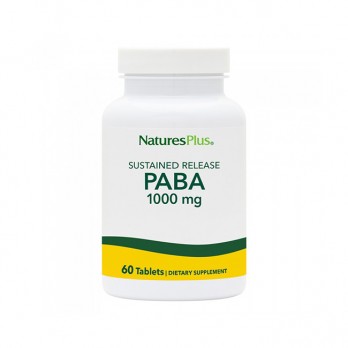 Nature's Plus Paba 1000mg 60tabs |  Συμπλήρωμα Διατροφής για τον Μεταβολισμό των Πρωτεϊνών