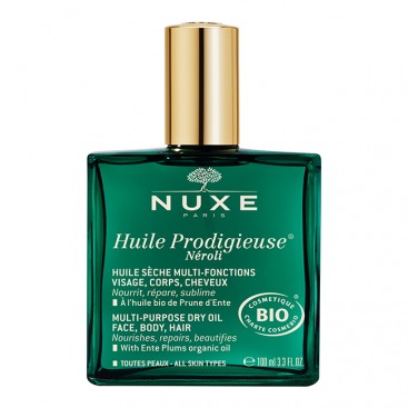 Nuxe Huile Prodigieuse Neroli Oil 100ml | Βιολογικό Ξηρό Λάδι για Μαλλιά, Πρόσωπο & Σώμα