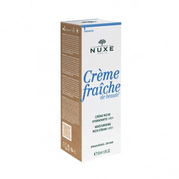 Nuxe Crème Fraiche de beauté Rich Cream 30ml | Κρέμα Πλούσιας Υφής 48ωρης Ενυδάτωσης για Ξηρή Επιδερμίδα