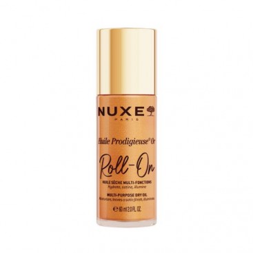 Nuxe Huile Prodigieuse Or Multi-purpose Dry Oil Roll-On 60ml | Πολυχρηστικό Ιριδίζον Ξηρό Λάδι για Πρόσωπο, Σώμα ,Μαλλιά στην μορφή Roll On