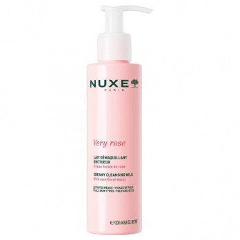 Nuxe Very Rose Creamy Cleancing Milk 200ml | Κρεμώδες Γαλάκτωμα Ντεμακιγιάζ για Πρόσωπο & Μάτια