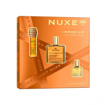 Nuxe Huile Prodigieuse Or Πολυχρηστικό Ιριδίζον Ξηρό Λάδι 50ml & Reve De Miel Honey Lip Care Oil Gloss Φροντίδα & Περιποίηση για τα Χείλη 10ml & Huile Prodigieuse Πολυχρηστικό Ξηρό Λάδι 10ml