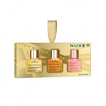 Nuxe Huile Prodigieuse Πολυχρηστικό Ξηρό Λάδι 10ml, Huile Prodigieuse Or Ιριδίζον Πολυχρηστικό Ξηρό Λάδι 10ml & Huile Prodigieuse Floral Or Ιριδίζον Ροζ-Χρυσό Ξηρό Λάδι 10ml