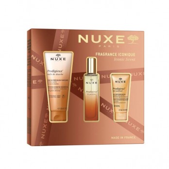 Nuxe Prodigieux Huile de Douche Αφρόλουτρο 100ml, Prodigieux Le Parfum Γυναικείο Άρωμα 30ml & Prodigieux Lait Parfume Αρωματικό Γαλάκτωμα Σώματος 30ml