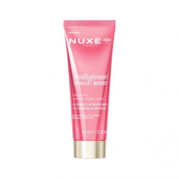 Nuxe Prodigieuse Hyalu Boost Plumping Glow Cream 50ml | Κρέμα Ημέρας, Ενυδάτωσης και Λάμψης, για Κανονική - Ξηρή Επιδερμίδα