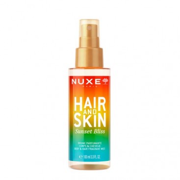Nuxe Hair & Skin Mist Sunset Bliss 100ml | Αρωματικό Καλοκαιρινό , Θεϊκό Mist για Μαλλιά και Σώμα 