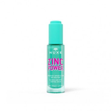 Nuxe Zinc Power Blemish and Spot Control Serum 30ml | Ορός Κατά των Ατελειών 