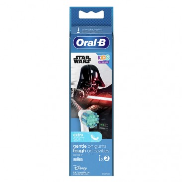 Oral-B Kids Star Wars Brush Heads 2τμχ | Ανταλλακτικές Κεφαλές για Ηλεκτρικές Οδοντόβουρτσες