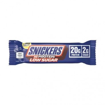 Snickers HiProtein Low Sugar 57gr | Μπάρα Υψηλής Πρωτεΐνης με Γεύση Φυστίκι, Καραμέλα & Σοκολάτα Γάλακτος 