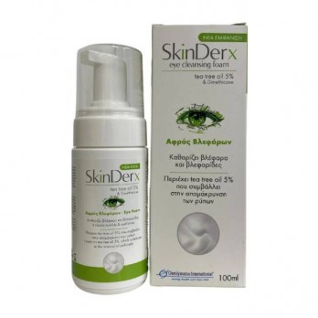 SkinDerx Eye Cleansing Foam 100ml | Αφρός Καθαρισμού Βλεφάρων 