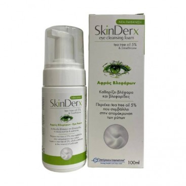 SkinDerx Eye Cleansing Foam 100ml | Αφρός Καθαρισμού Βλεφάρων 