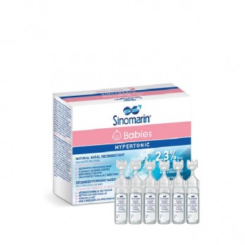Sinomarin Babies Hypertonic 18vials  | Βρεφικό Φυσικό Αποσυμφορητικό 18 Αμπούλες x 5ml