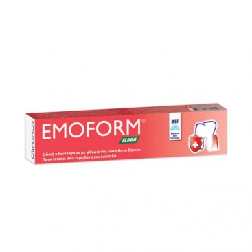 Emoform Fluor 50ml/70gr | Ειδική Οδοντόκρεμα με Φθόριο για Ευαίσθητα Δόντια 