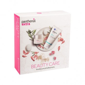 Medisei Panthenol Extra Beauty Care Day Cream Spf15 Ενυδατική Κρέμα Προσώπου 50ml & Face Cleansing Gel, Τζελ Καθαρισμού 150ml