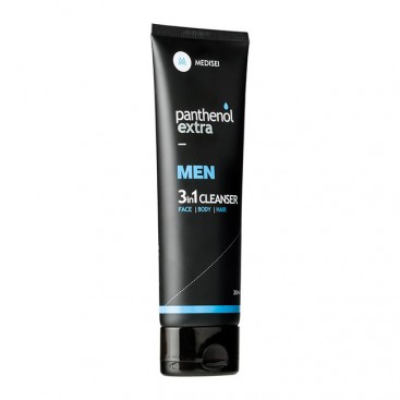 Medisei Panthenol Extra Men 3 in 1 Cleanser 200ml | Αναζωογονητικό Αφρόλουτρο και Σαμπουάν για Άντρες