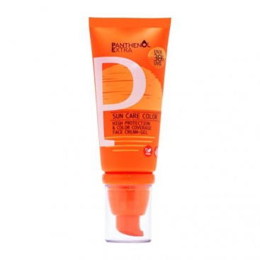 Medisei Panthenol Extra Sun Care Color Gel-Cream SPF30 50ml | Αντηλιακή Κρέμα Τζελ Προσώπου με Χρώμα