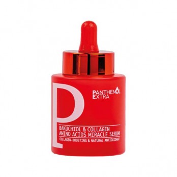 Medisei Panthenol Extra Serum Bakuchiol & Collagen Amino Acids Miracle 30ml | Πλούσιος Κρεμώδης Ορός Αντιγήρανσης και Θρέψης με Bakuchiol & Αμινοξέα Κολλαγόνου