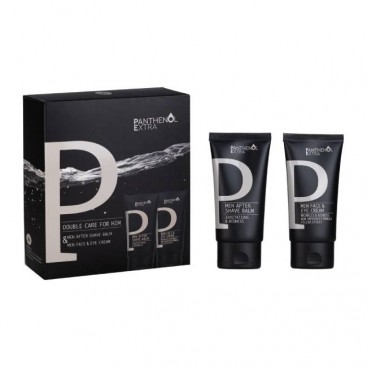 Medisei Panthenol Extra Men Face & Eye Cream 75ml & After Shave Balm 75ml  Πακέτο Αντρικής Περιποίησης για Ενυδάτωση Προσώπου και Ματιών & Ενυδατικό After Shave Balm