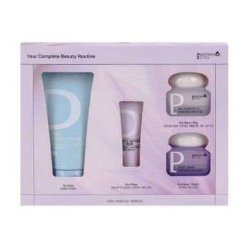 Medisei Panthenol  Extra Day Cream SPF15 50ml Κρέμα Ημέρας &  Night Cream 50ml Κρέμα Νύχτας & Triple Defense Eye Cream 25ml Κρέμα Ματιών & Cleansing Gel 150ml Καθαριστικό Τζέλ Προσώπου