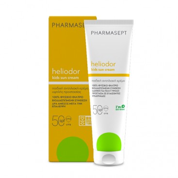 Pharmasept Heliodor Kids Sun Cream Spf50 Παιδική Αντηλιακή Κρέμα Προσώπου & Σώματος 150ml &  