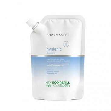 Pharmasept Hygienic Shower Refill 900ml | Αφρόλουτρο για Σώμα ,Πρόσωπο & Ευαίσθητη Περιοχή - Ανταλλακτικό