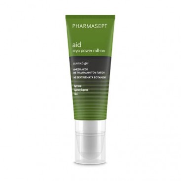 Pharmasept Aid Cryo Power Roll-On 100ml | Ψυκτικό Gel με Εκχυλίσματα Βοτάνων σε μορφή Roll-On