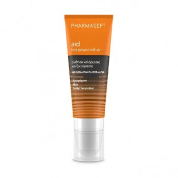 Pharmasept Aid Hot Power Roll-On 100ml | Εξειδικευμένο Gel  για Άμεση Αίσθηση Ζέστης και Χαλάρωσης σε μορφή Roll-On