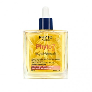 Phyto Phyto Nutrition Phyto 7 Elixir Intense Huile 100ml | Ελιξίριο Έντονης Θρέψης για Πυκνά, Ξηρά & Ταλαιπωρημένα Μαλλιά