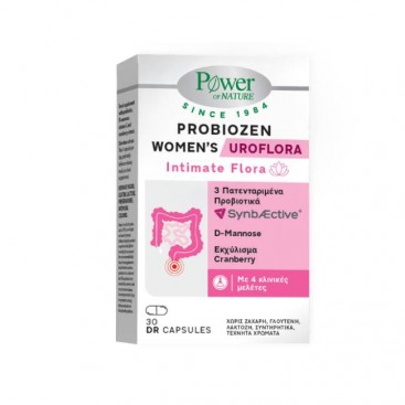 Power Health Probiozen Women's Uroflora 30caps | Συμπλήρωμα Διατροφής για το Γυναικείο Ουροποιητικό Σύστημα 