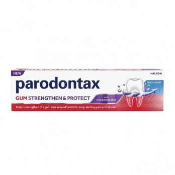 Parodontax Gum Strengthen & Protect, 75ml | Οδοντόκρεμα με Υαλουρονικό Οξύ, Γεύση Μέντα