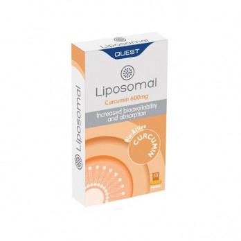 Quest Liposomal Curcumin 600mg 30caps |  Συμπλήρωμα Διατροφής με Κουρκουμίνη Λιποσωμικής Μορφής