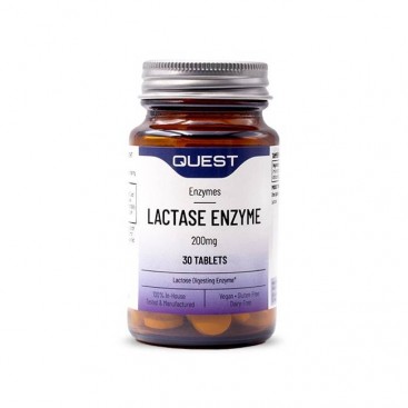 Quest Lactase 30tabs | Συμπλήρωμα Διατροφής με Πεπτικά Ένζυμα