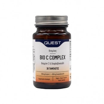 Quest Bio C Complex Bioflavonoids 500mg 30tabs | Συμπλήρωμα Διατροφής για Ενίσχυση Ανοσοποιητικού Συστήματος