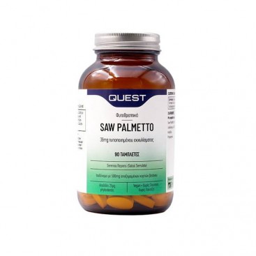 Quest Saw Palmetto 36mg Extract 90tabs | Συμπλήρωμα Διατροφής για το Ανδρικό Ουροποιητικό Σύστημα