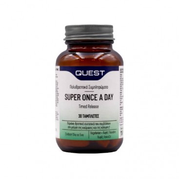 Quest Super Once a Day Timed Release 30tabs | Πολυβιταμινούχο Συμπλήρωμα Διατροφής