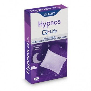 Quest Hypnos Q-Life, 30tabs | Συμπλήρωμα για το Άγχος & τον Ύπνο 