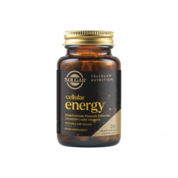 Solgar Cellular Energy 28caps | Συμπλήρωμα Διατροφής με Niagen (Νικοτιναμιδική Ριβοζίδη), Βιταμίνες του Συμπλέγματος Β & Βιταμίνη C