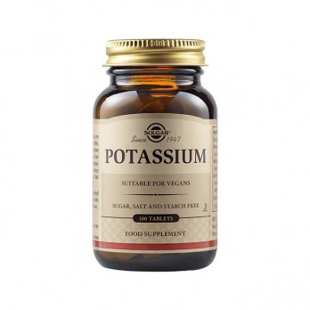 Solgar Potassium Gluconate 99mg 100tabs | Συμπλήρωμα Διατροφής Καλίου