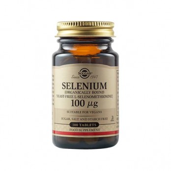 Solgar Selenium 100μg 100tabs | Συμπλήρωμα Διατροφής με Σελήνιο 