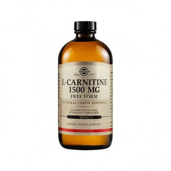 Solgar L-Carnitine Liquid 1500mg 473ml | Συμπλήρωμα Διατροφής για Μεγαλύτερη Αντοχή & Καλύτερες Αθλητικές Επιδόσεις 