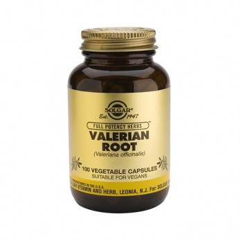 Solgar Valerian Root Ηρεμιστικό & Χαλαρωτικό 100 φυτικές κάψουλες