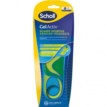 Scholl Gel Activ Sport Shoes No.S (35.5-40.5) 2τμχ | Γυναικείοι Ανατομικοί Πάτοι Μεγ. (35.5-40.5)