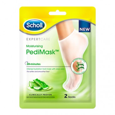 Scholl Pedi Mask Aloe Vera 1paio | Ενυδατική Μάσκα Ποδιών με Aloe Vera 