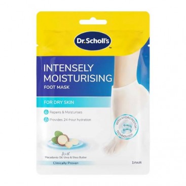 Dr.Scholl 's PediMask Macadamia 1ζεύγος | Μάσκα Ποδιών για Θρέψη με Λάδι Macadamia