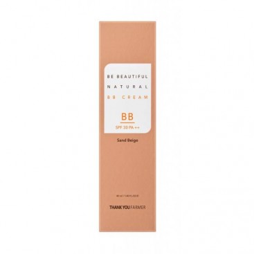 Thank You Farmer Be Beautiful Natural BB Cream Sand Beige 40ml | Κρέμα Προσώπου ΒΒ SPF 30 Sand Beige