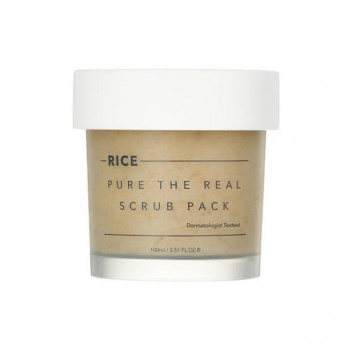 Thank You Farmer Rice Pure The Real Scrub Pack 100ml | Αυτό-Θερμαινόμενο Scrub Προσώπου